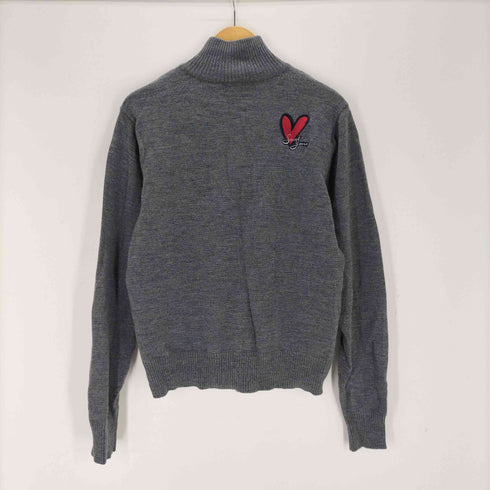 スウィートイヤーズ SWEET YEARS ハート刺繍ジップアップニット メンズ JPN:XL